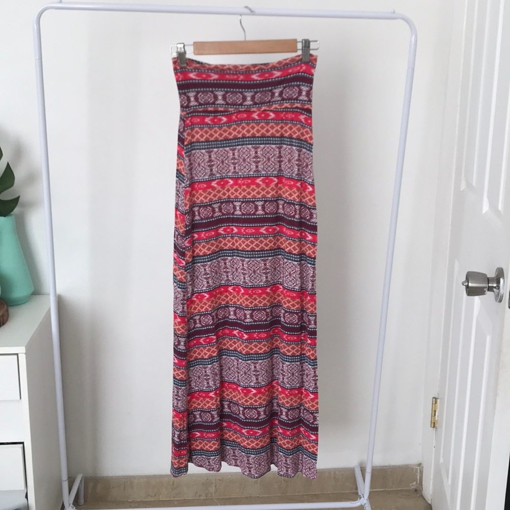 Long tribal skirt